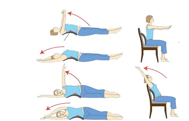 exerciții pentru osteocondroză