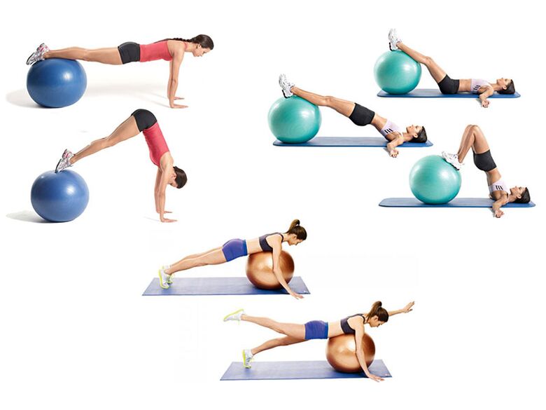 Pentru tratamentul osteocondrozei coloanei vertebrale, se efectuează exerciții din complexul de terapie cu exerciții